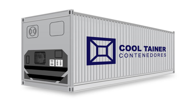 Reefer o contenedor refrigerado de 40 pies "High Cube"